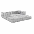 Ethnic Two Seater Garden Sofa ve vodě odpuzující látce - Shamo Viadurini