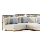 Modulární zahradní pohovka Made in Italy - Rubik Viadurini