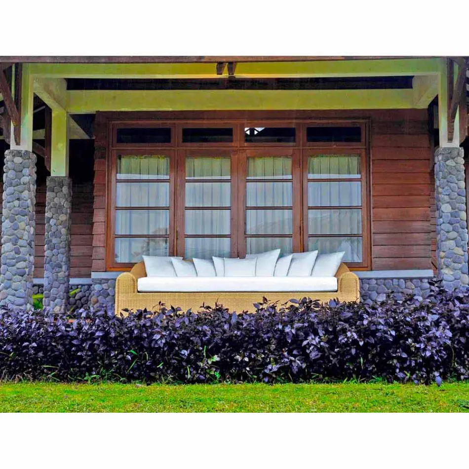 Garden sofa u velkého ručně tkané Cooper Viadurini