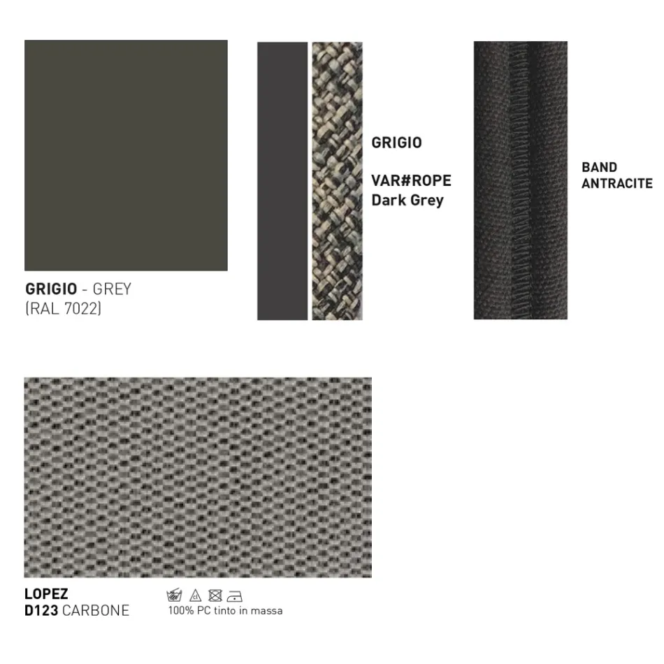 Hliníková zahradní pohovka Made in Italy - Emmacross by Varaschin Viadurini