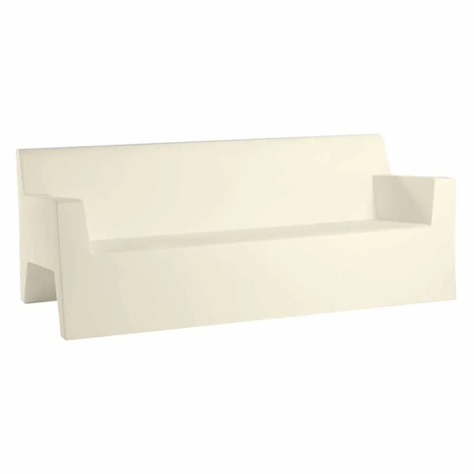 Zahradní pohovka Jut by Vondom, z polyethylenové pryskyřice, design Viadurini