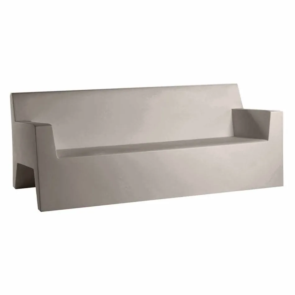 Zahradní pohovka Jut by Vondom, z polyethylenové pryskyřice, design Viadurini