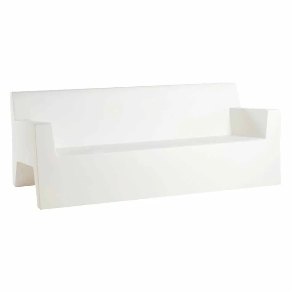 Zahradní pohovka Jut by Vondom, z polyethylenové pryskyřice, design Viadurini