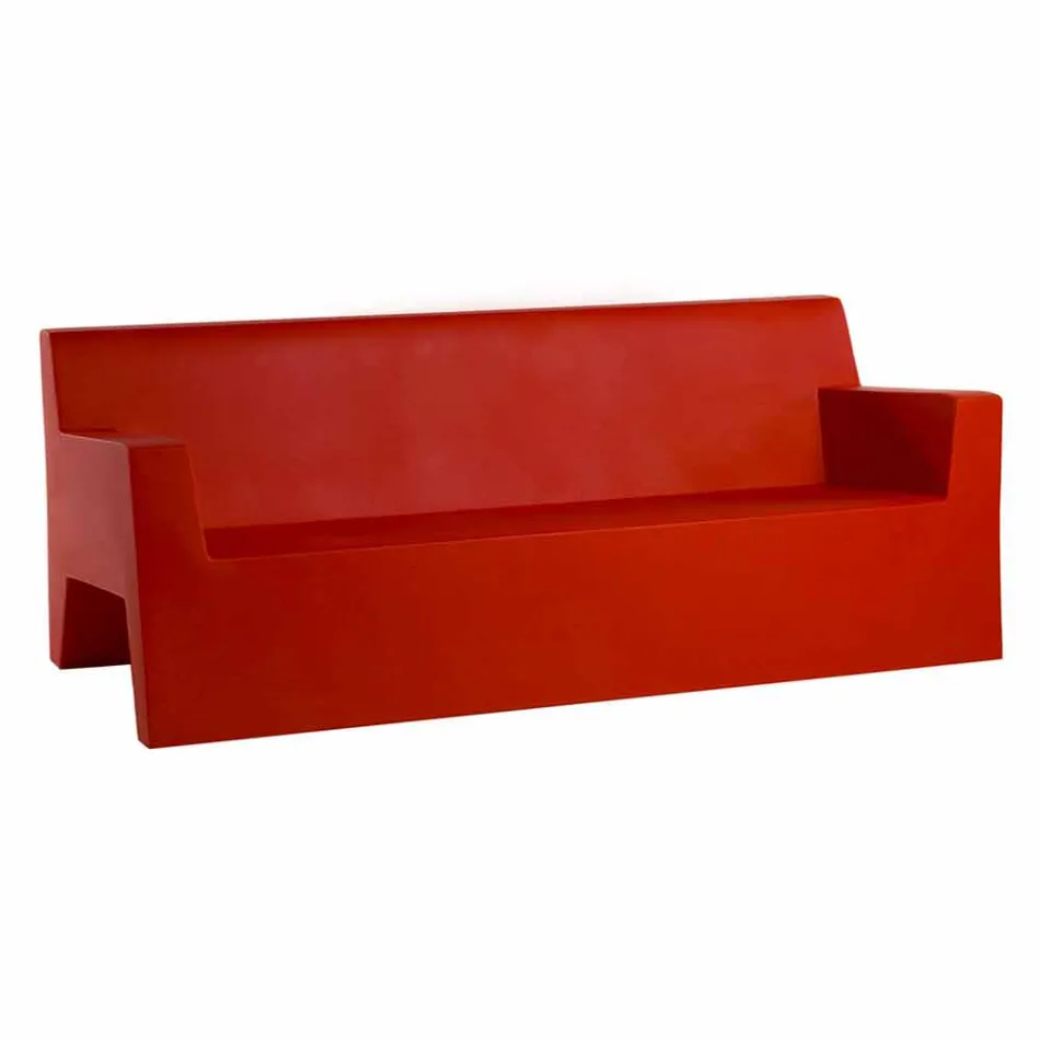 Zahradní pohovka Jut by Vondom, z polyethylenové pryskyřice, design Viadurini