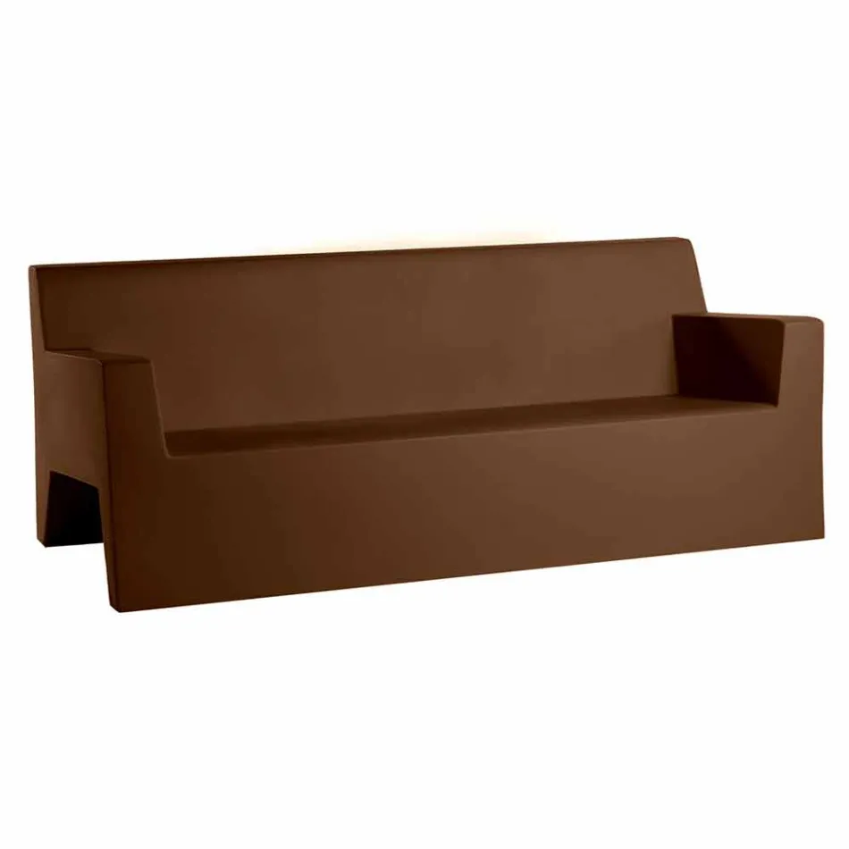 Zahradní pohovka Jut by Vondom, z polyethylenové pryskyřice, design Viadurini