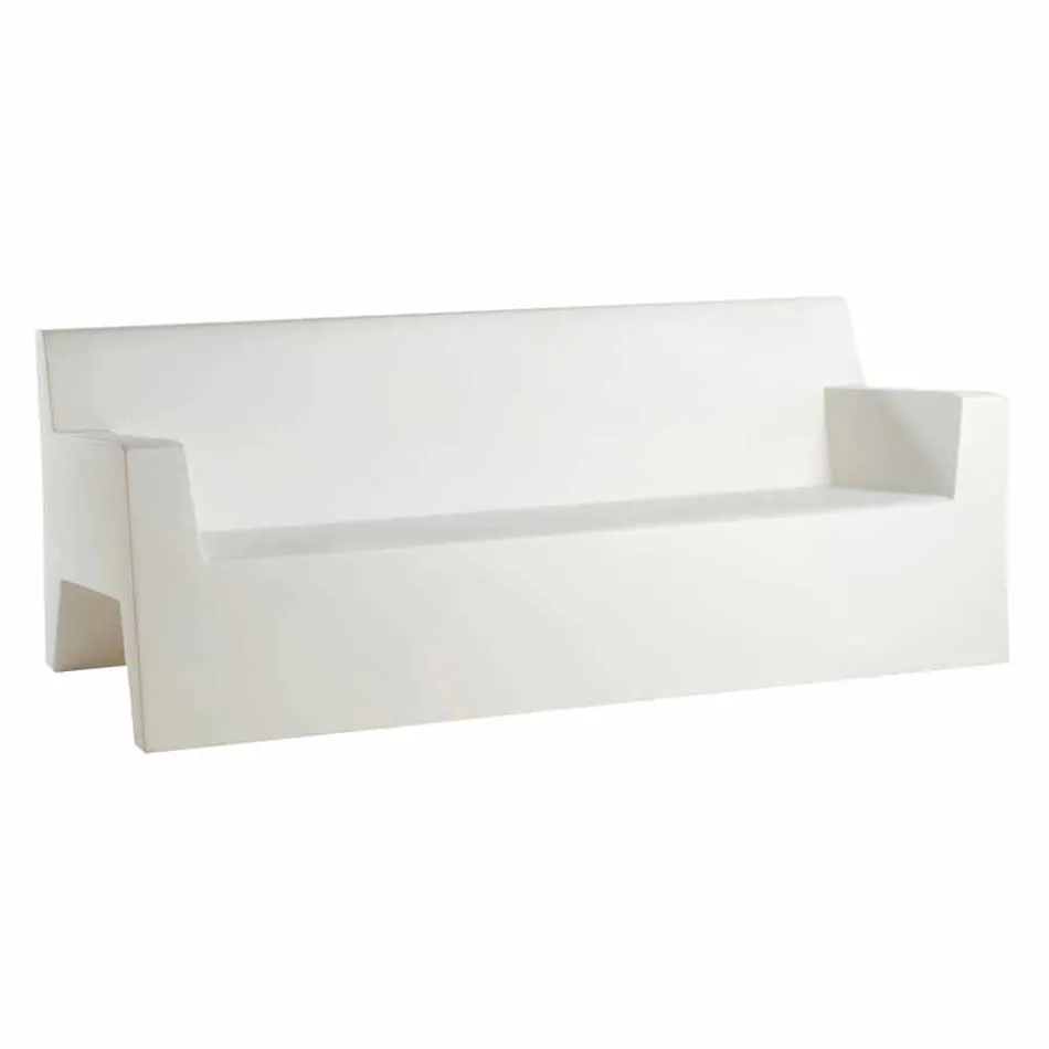 Zahradní pohovka Jut by Vondom, z polyethylenové pryskyřice, design Viadurini