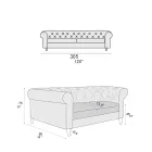 Vnitřní pohovka dostupná v různých velikostech Vyrobeno v Itálii - Vivace Viadurini