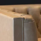 Pohovka do obývacího pokoje s dřevěnou konstrukcí a nohami Made in Italy - Comico Viadurini