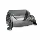 Pohovka s moderním designem v Jolly uzený plexisklo, made in Italy Viadurini