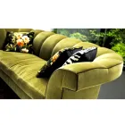 Design 3-místná čalouněná pohovka Grilli Shell ručně vyráběná v Itálii Viadurini