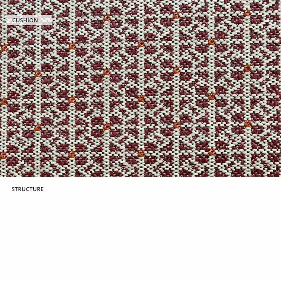 Kovová pohovka pro moderní zahradu Vysoká kvalita Made in Italy - Karol Viadurini