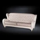 Sofa samet prošívaná styl práce Nový classic Schinke Viadurini
