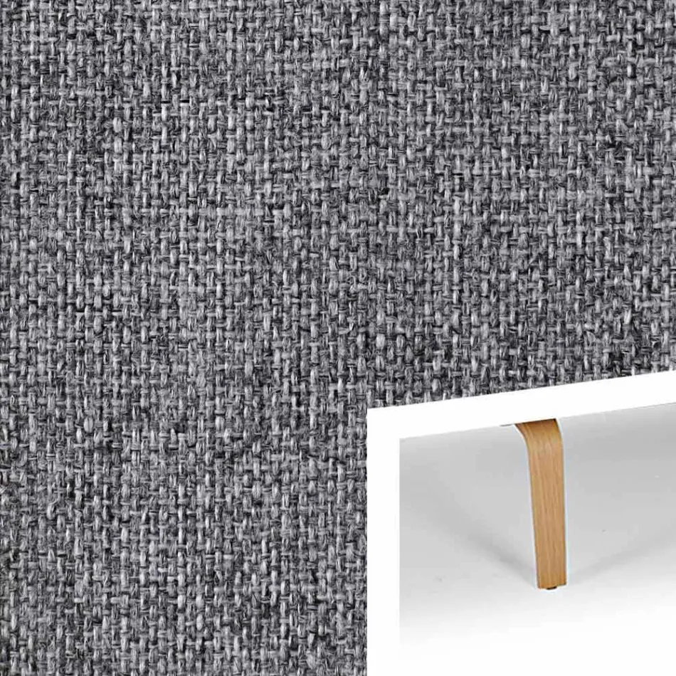 Moderní design rozkládací pohovka Zeal by Innovation z polstrované tkaniny Viadurini