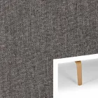 Moderní design rozkládací pohovka Zeal by Innovation z polstrované tkaniny Viadurini