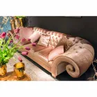 Lineární sofa v látce pracoval prošívaný classic Balú Viadurini