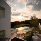 Moderní venkovní pohovka z polyetylenu v designu Made in Italy - Ervin Viadurini