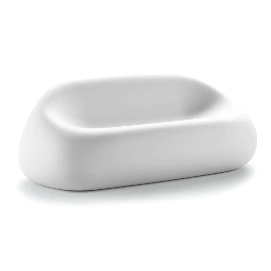 Moderní venkovní pohovka z polyetylenu v designu Made in Italy - Ervin Viadurini