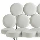 Moderní kožená pohovka s luxusním ocelovým rámem Made in Italy - Arthur Viadurini