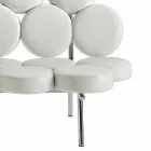 Moderní kožená pohovka s luxusním ocelovým rámem Made in Italy - Arthur Viadurini