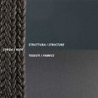 Venkovní pohovka z oceli a lana různých velikostí s polštáři Made in Italy - Helga Viadurini