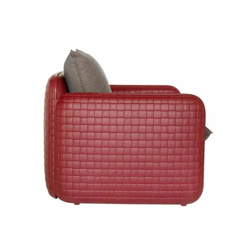 2místná venkovní pohovka z látky nebo kůže - Mara by Slide Viadurini