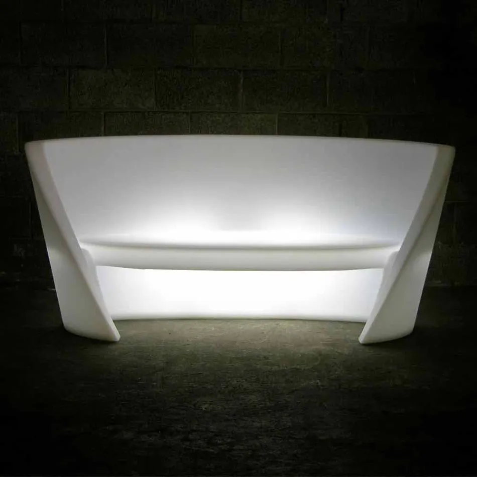 Slide Rap design vnitřní polyetylénová pohovka vyrobená v Itálii Viadurini