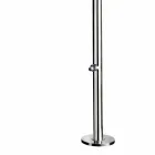 Zahradní sprcha z chromované nerezové oceli s nožní podložkou Vyrobeno v Itálii - Modeo Viadurini