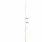 Venkovní ocelová sprcha s mytím nohou a časovačem vyrobená v Itálii - Modeo Viadurini