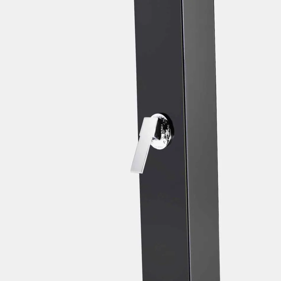 Solární zahradní sprcha z oceli s vodopádem vyrobená v Itálii - Werner Viadurini