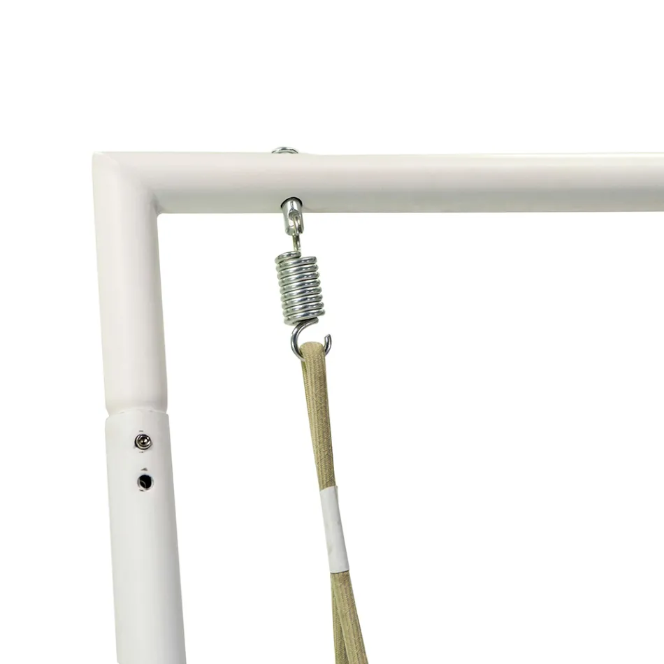 Hliníková zahradní houpačka a sedátko s polštáři odpuzujícími vodu - Beach Viadurini