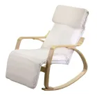 Vnitřní houpačka z březového dřeva a tkaniny - Abissi Viadurini