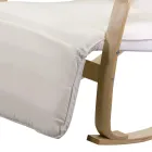 Vnitřní houpačka z březového dřeva a tkaniny - Abissi Viadurini