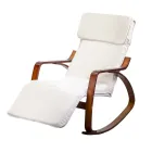 Vnitřní houpačka z březového dřeva a tkaniny - Abissi Viadurini