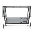 Houpačka přestavitelná na postel pro zahradu z oceli a látky - Připomeňme si  Viadurini