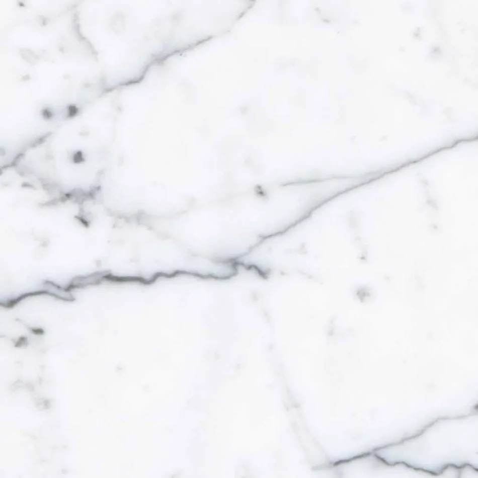 Dva tácky v bílém a šedém mramoru s korkem Made in Italy - Jessa Viadurini