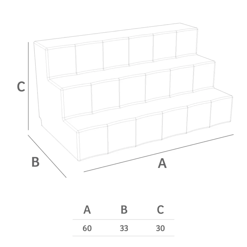 Vystavovatel lahví se třemi kroky Made in Italy - Capo Viadurini
