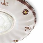 Zapuštěné bodové světlo z vlnité vintage keramiky a ručně zdobené - Pescara Viadurini