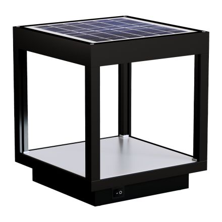 Přenosné solární LED bodové světlo v bílé, černé nebo Corten Aluminium - Bettina Viadurini
