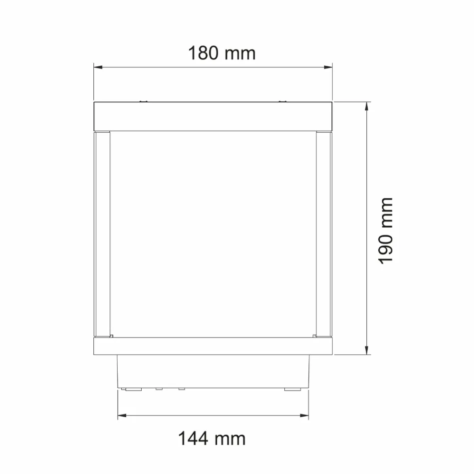 Přenosné solární LED bodové světlo v bílé, černé nebo Corten Aluminium - Bettina Viadurini