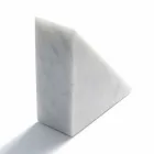 Moderní bílá carrara mramorová kniha vyrobená v Itálii - Tria Viadurini