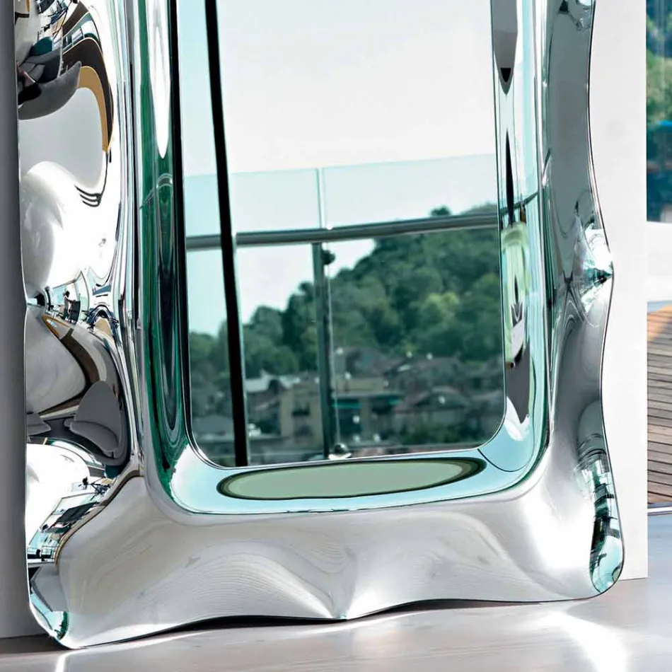 Fiam Italia Dorian podlahové / nástěnné zrcadlo 202x105cm vyrobené v Itálii Viadurini