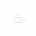 Kulatý / obdélníkový zahradní květináč z oceli vyrobený v Itálii - Philly Viadurini