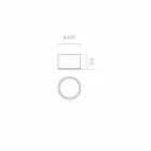 Kulatý / obdélníkový zahradní květináč z oceli vyrobený v Itálii - Philly Viadurini