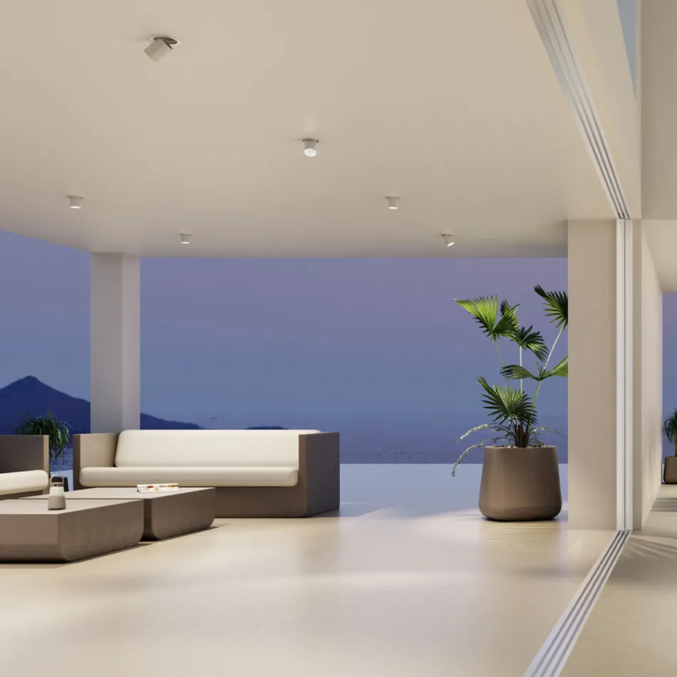 Fotoprojektor Vnitřní nastavitelné LED stropní svítidlo z hliníku - Etruscan Viadurini