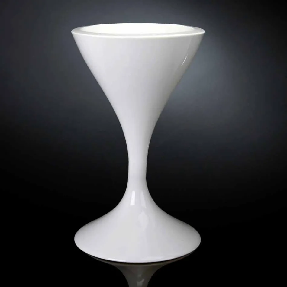 Podlahový Frappeuse z bílého polyetylénu Made in Italy - Bratislava Viadurini