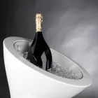 Podlahový Frappeuse z bílého polyetylénu Made in Italy - Bratislava Viadurini