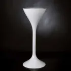 Podlahový Frappeuse z bílého polyetylénu Made in Italy - Bratislava Viadurini