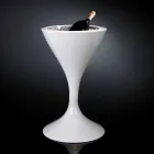 Podlahový Frappeuse z bílého polyetylénu Made in Italy - Bratislava Viadurini