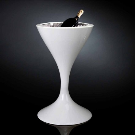 Podlahový Frappeuse z bílého polyetylénu Made in Italy - Bratislava Viadurini