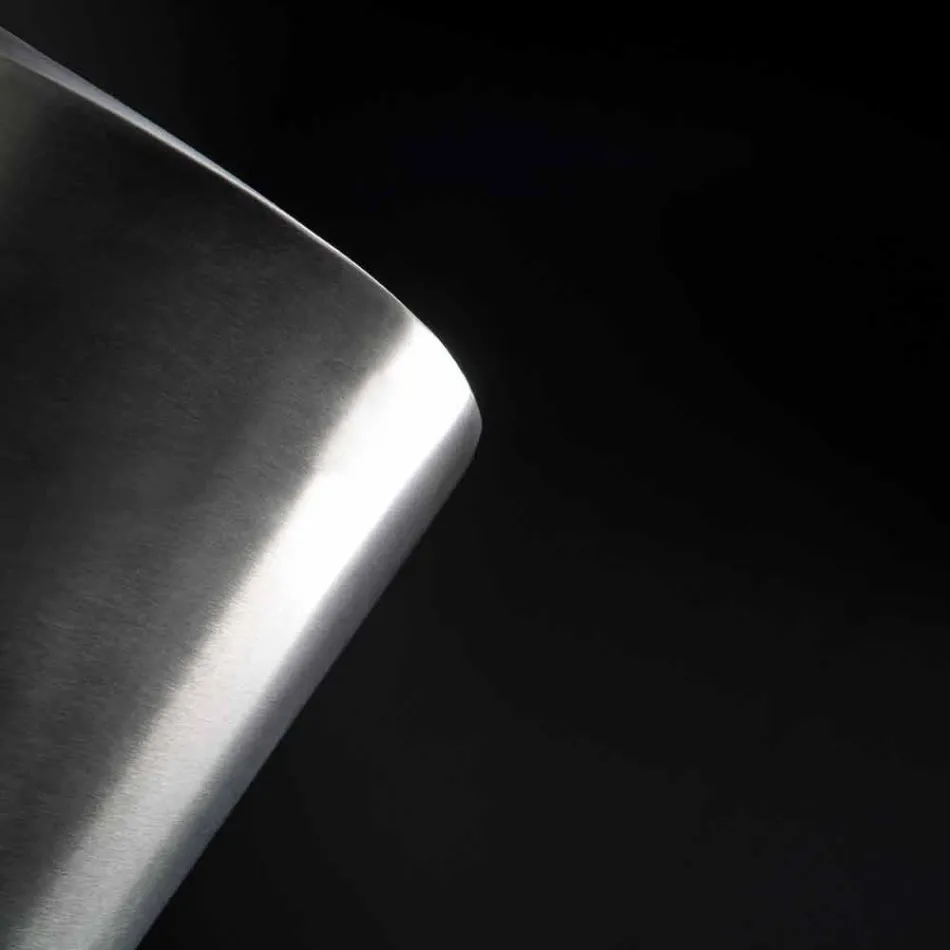 Moderní podlahový frappeuse v ocelovém saténovém provedení Made in Italy - Astana Viadurini